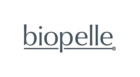 Biopelle brand logo in simple design